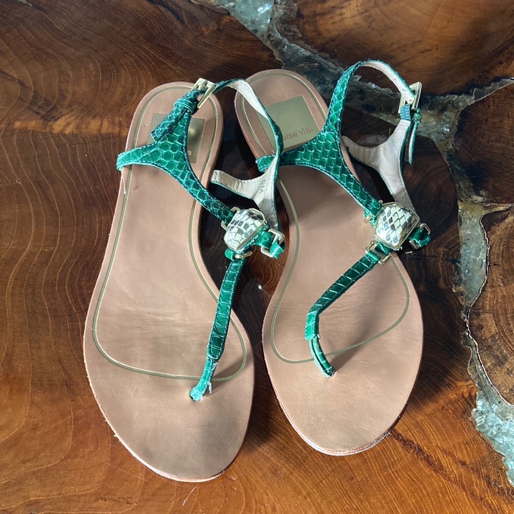 Dolce vita green sandals
